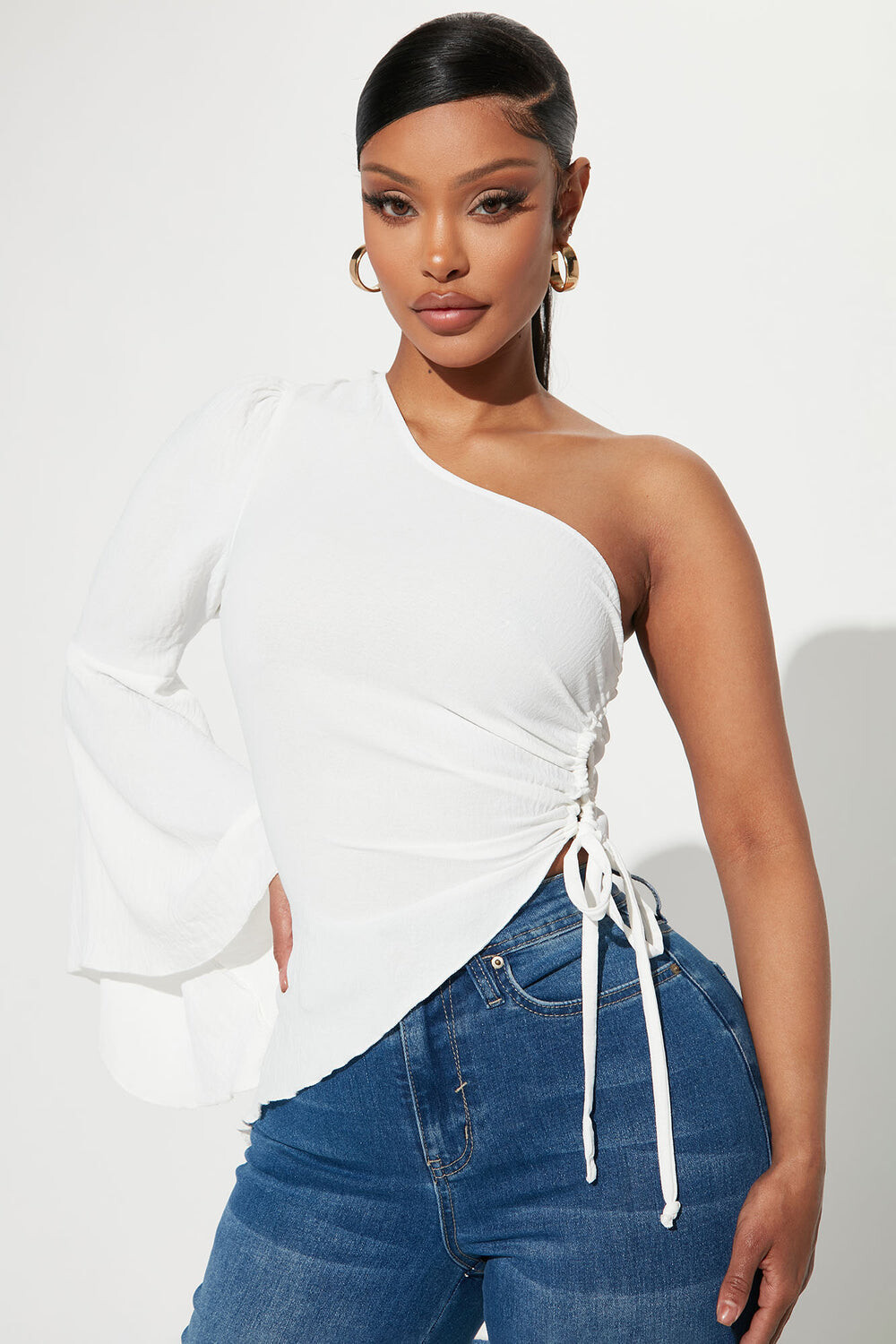 

Топ Fashion Nova T22258OFA, слоновая кость