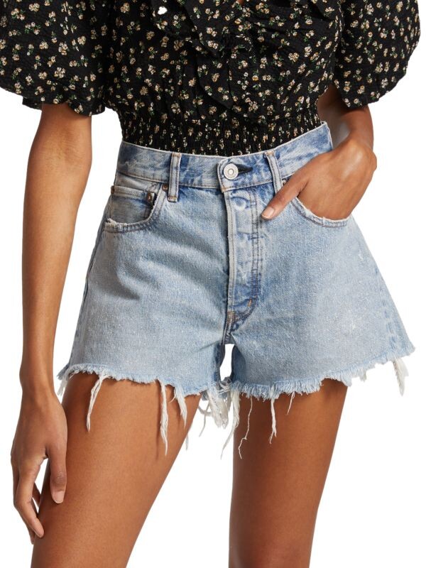 

Обрезанные джинсовые шорты bonnie Moussy Vintage Blue