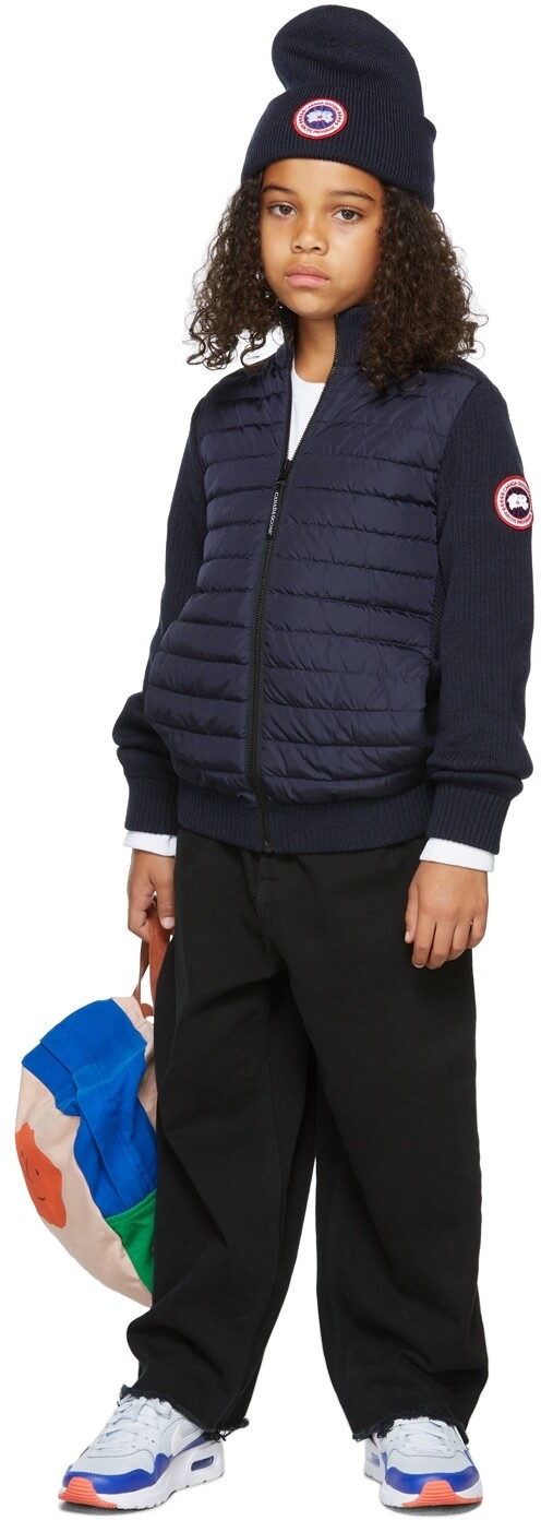 

Детская пуховая гибридная трикотажная куртка Canada Goose Kids