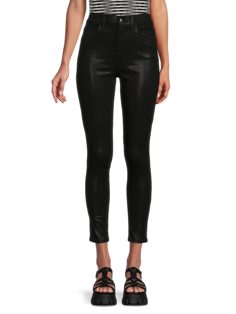 

Джинсы скинни с высокой посадкой и покрытием Joe'S Jeans, черный