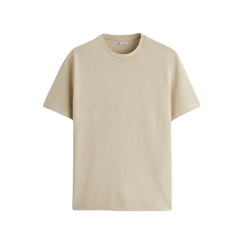 

Футболка ZARA Basic knit, песочный