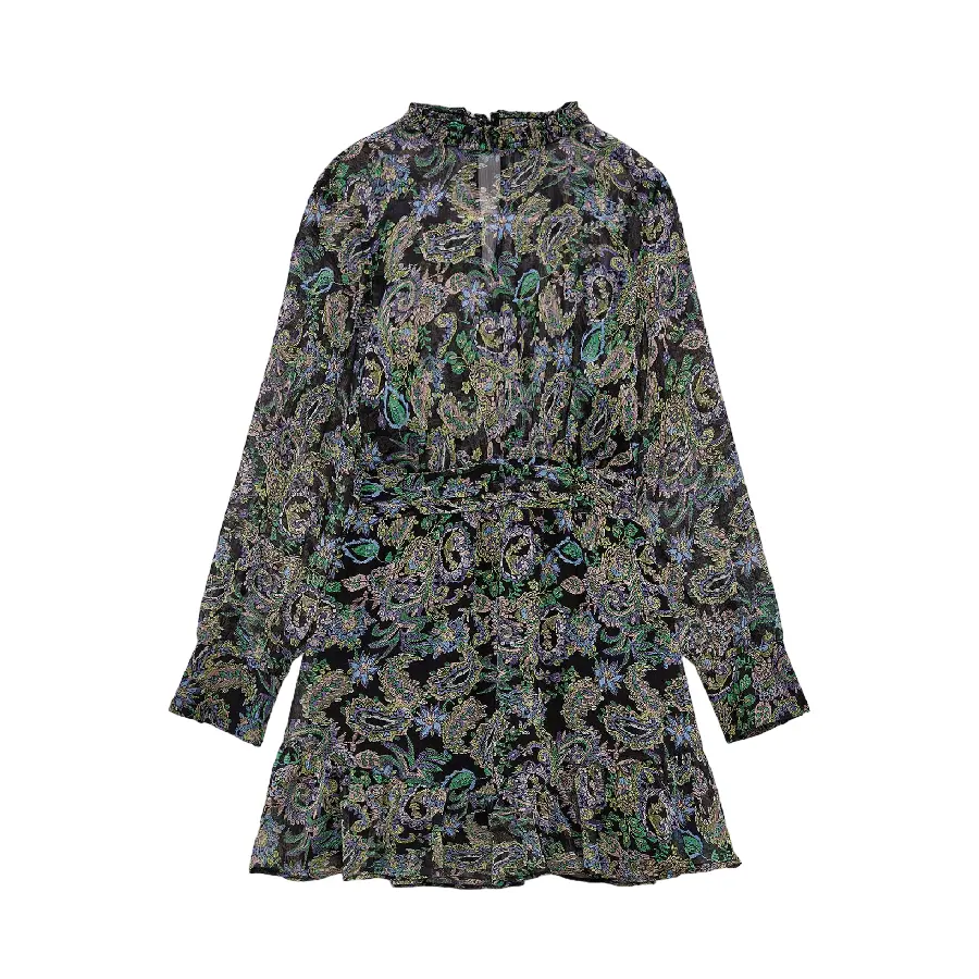 

Платье Zara Short Printed, мультиколор