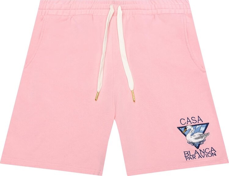

Спортивные шорты Casablanca Embroidered Sweatshort 'Pink', розовый