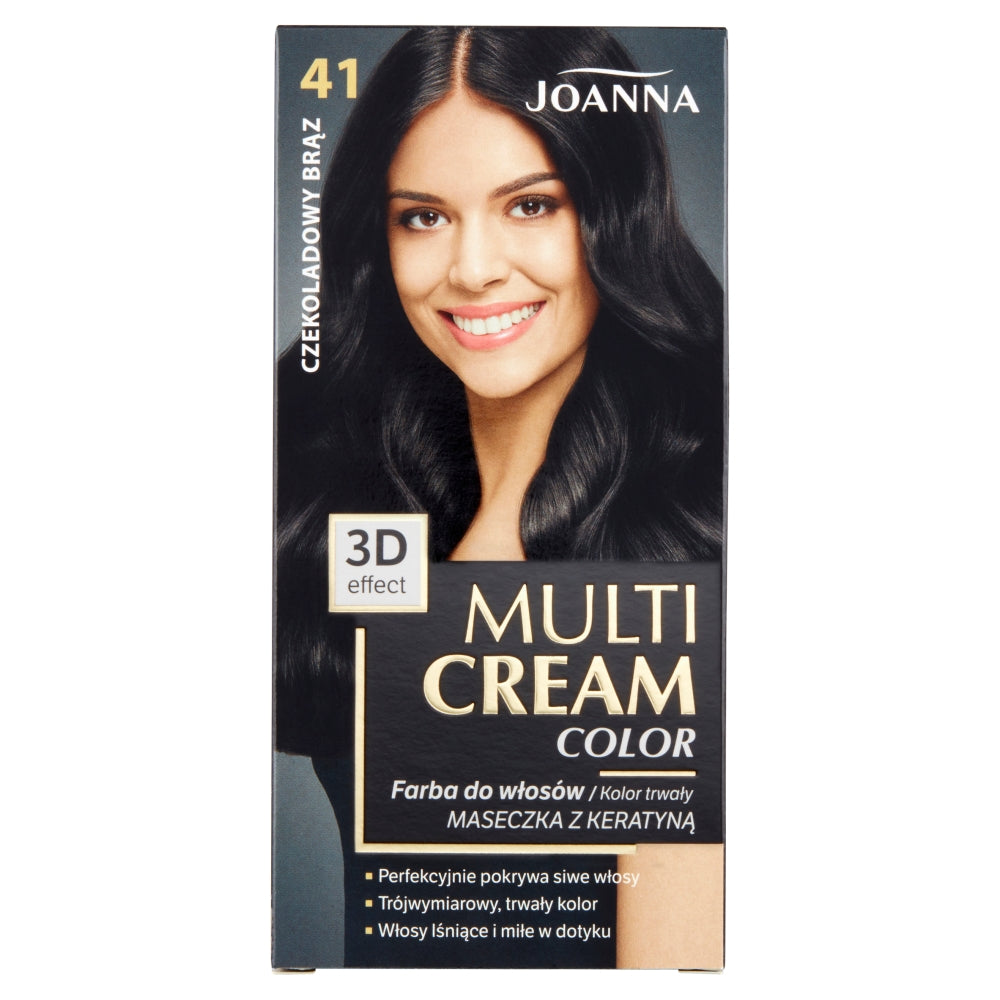 Joanna Краска для волос Multi Cream Color 41 Шоколадно-коричневый