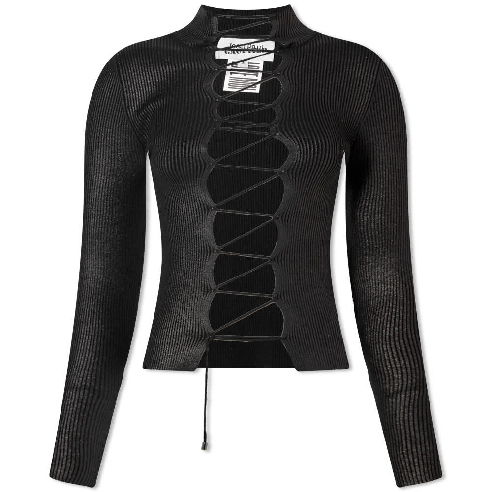 

Топ Jean Paul Gaultier High Neck Lurex Knit