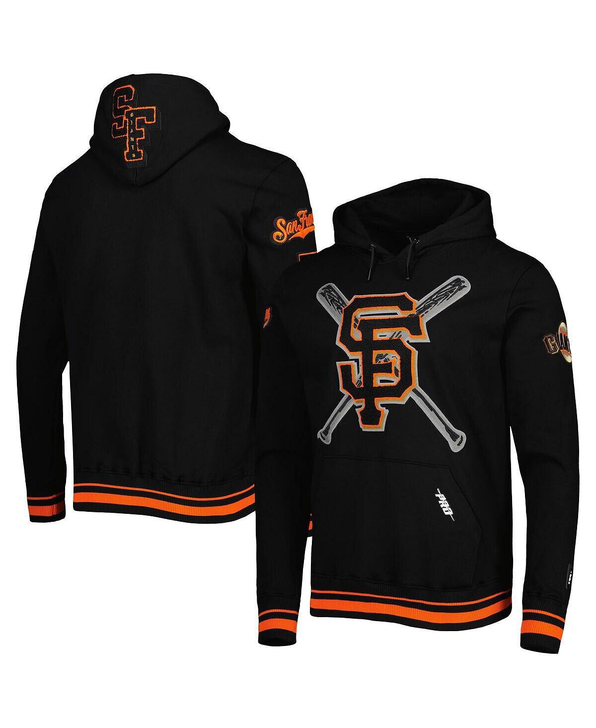 

Мужская черная толстовка с капюшоном san francisco giants mash up logo Pro Standard, черный