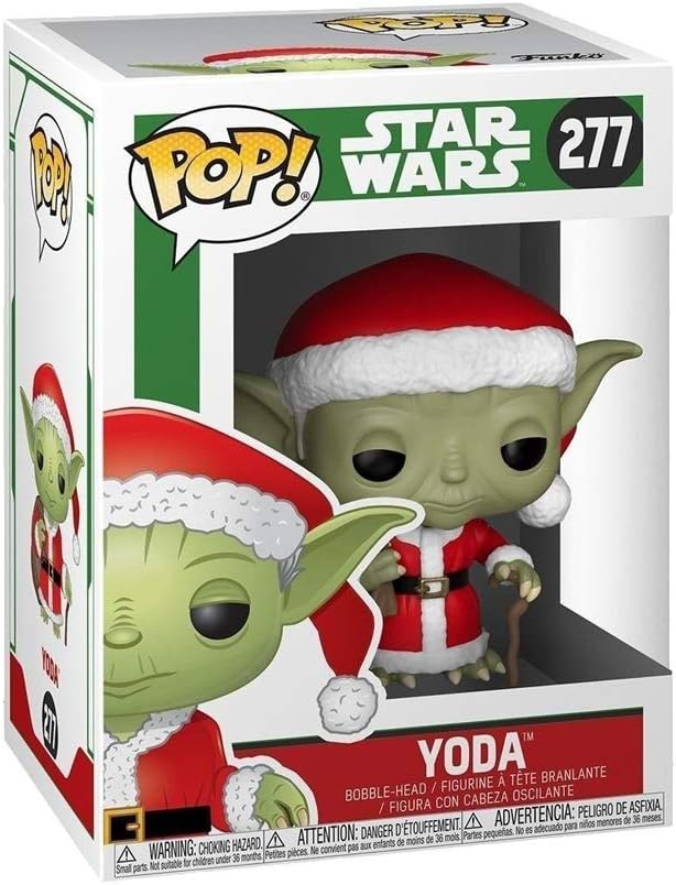 Фигурка Funko Pop! Star Wars: Holiday - Santa Yoda фигурка funko pop star wars esb training luke with yoda