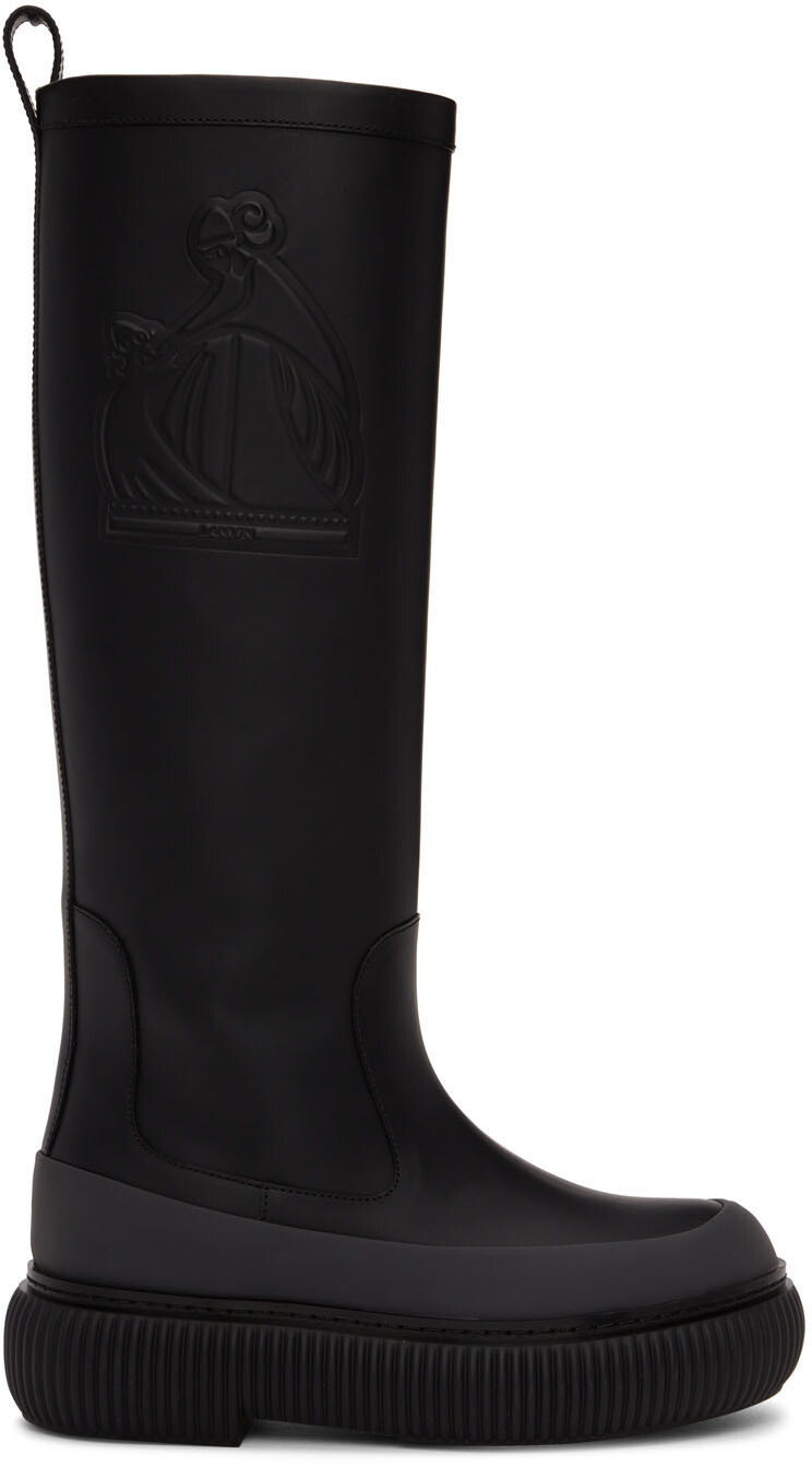 

Черные резиновые сапоги Arpège Lanvin