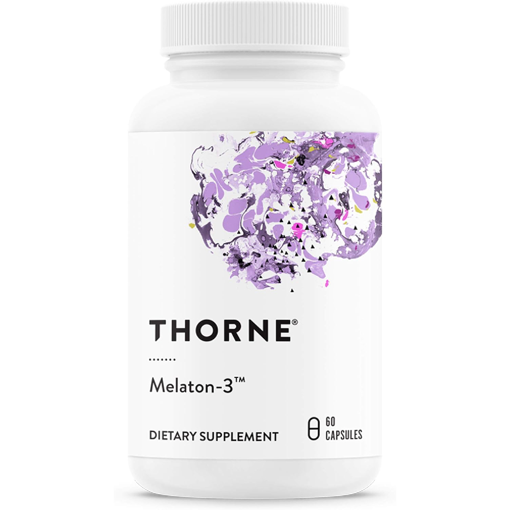 Мелатонин 3-3 мг Thorne, 60 капсул мелатонин thorne research 3 мг 60 капсул