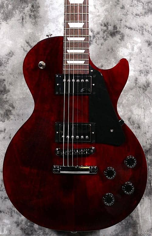 Электрогитара Gibson Les Paul Studio, винно-красный электрогитара les paul sx eh3 gd