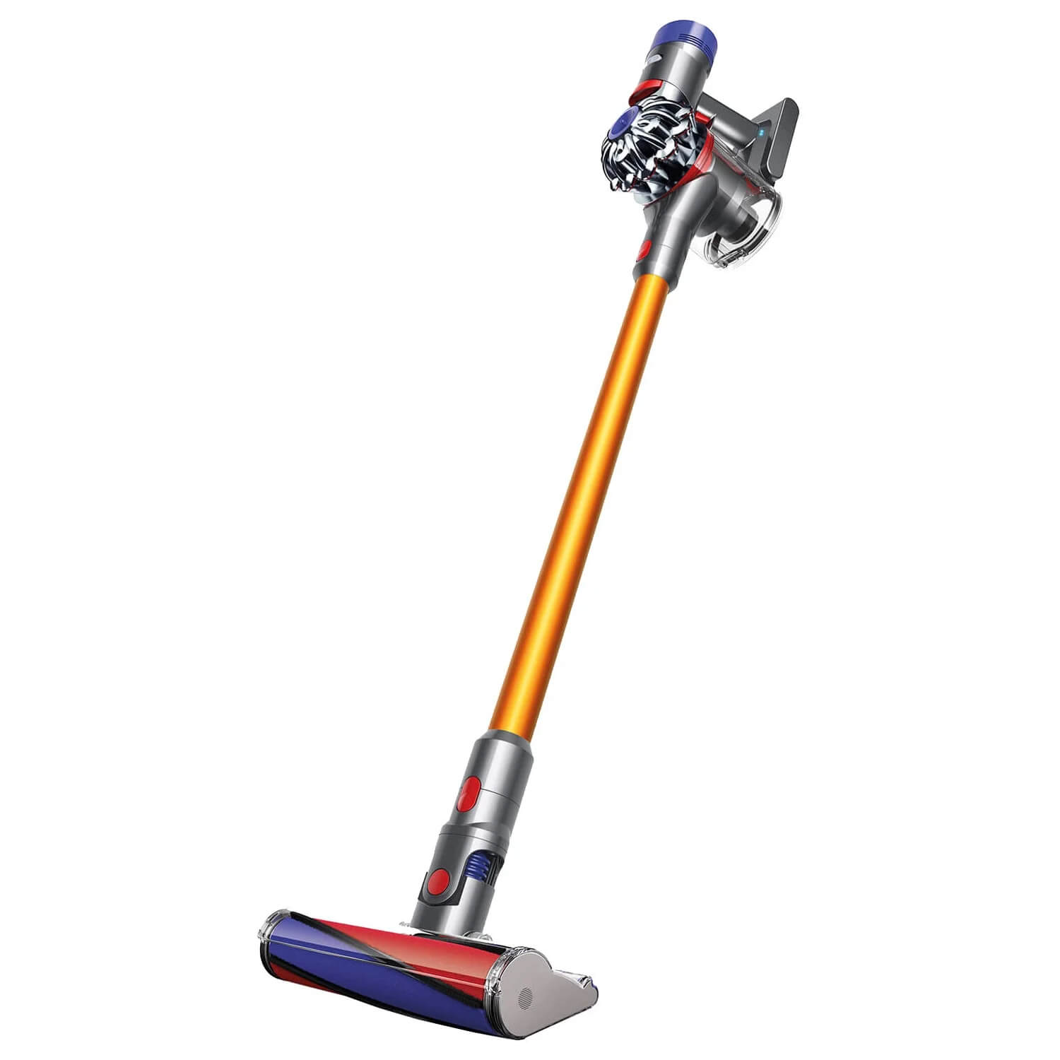 Пылесос Dyson V8 Absolute, серый/желтый - фото