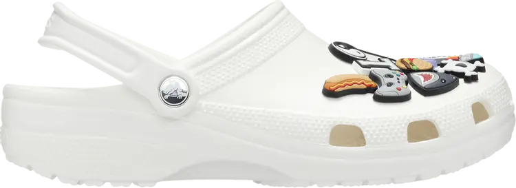 

Кроссовки Pizzaslime x Classic Clog #CrocDayIsLit, белый
