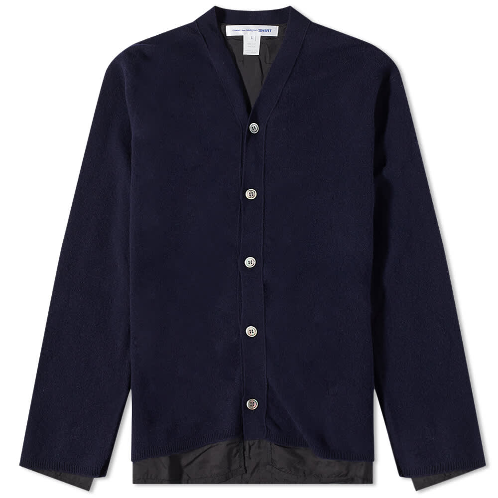 

Джемпер Comme des Garçons SHIRT Nylon Layer Cardigan, Черный