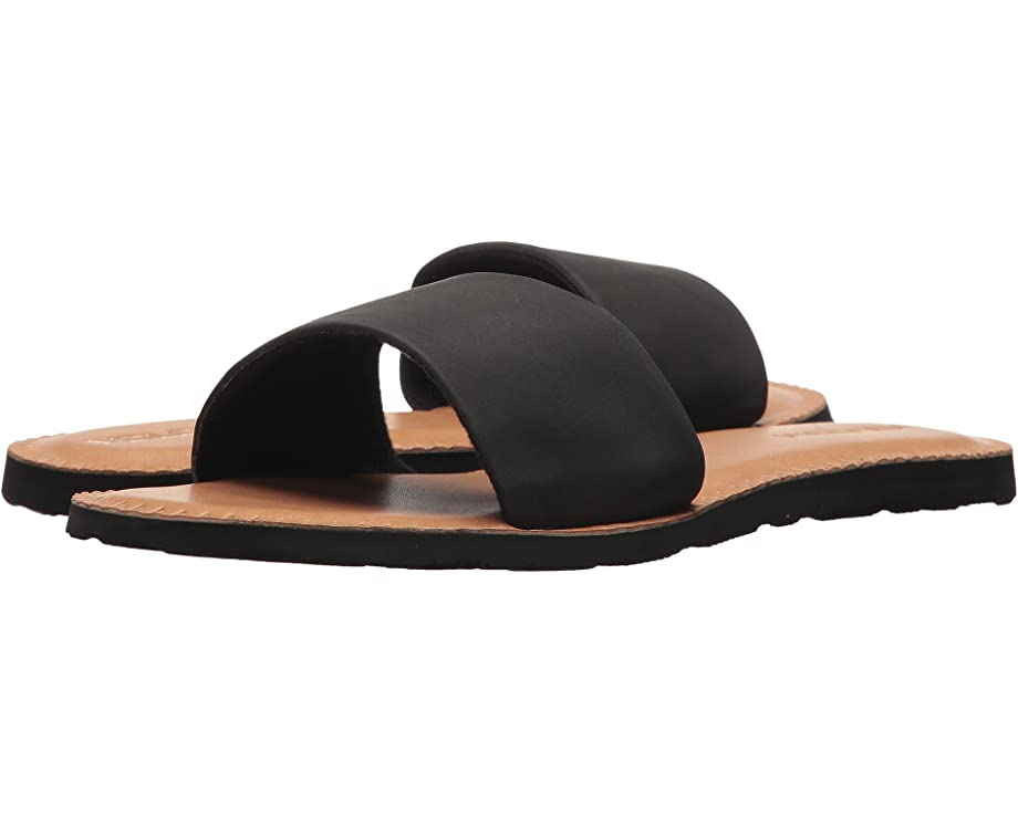 Сандалии Simple Slide Sandals Volcom, черный sports sandals female 2020 summer new simple roman sandals fashion thick bottom wild student muffin sandals z990