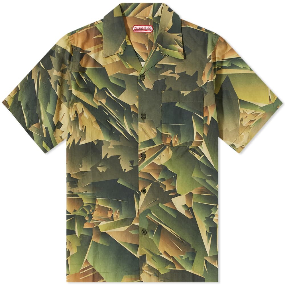 

Рубашка Maharishi Cubist Camo Camp Shirt