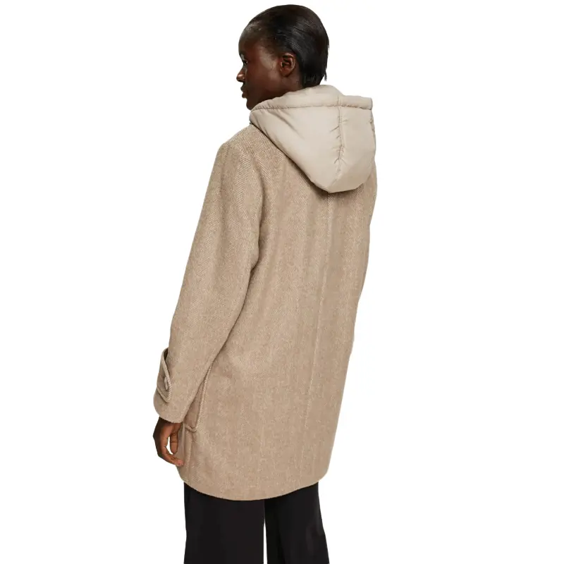 Пальто утепленное Esprit Collection, бежевый – заказать из-за границы с ...