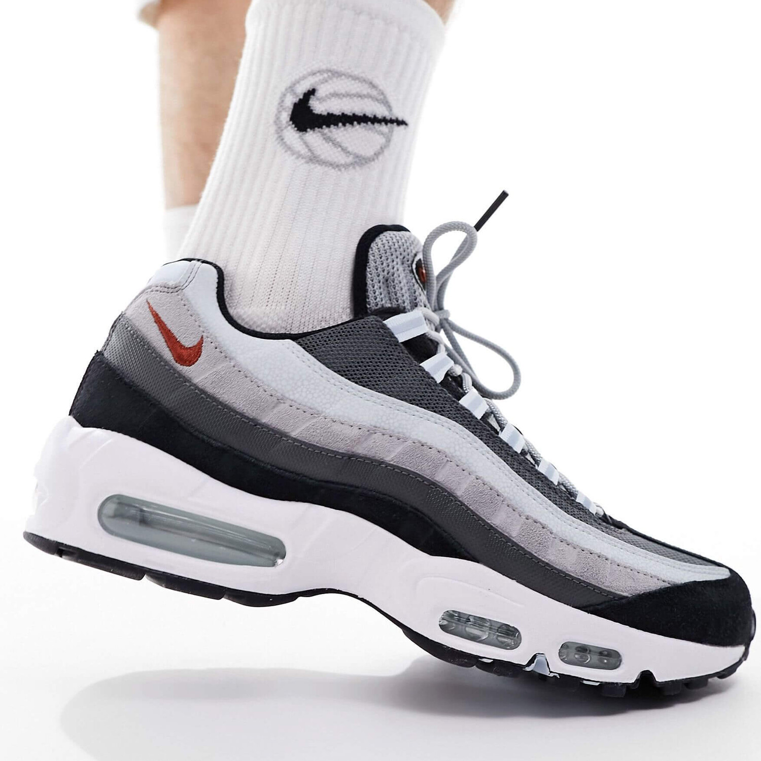 

Кроссовки Nike Air Max 95, серый/белый