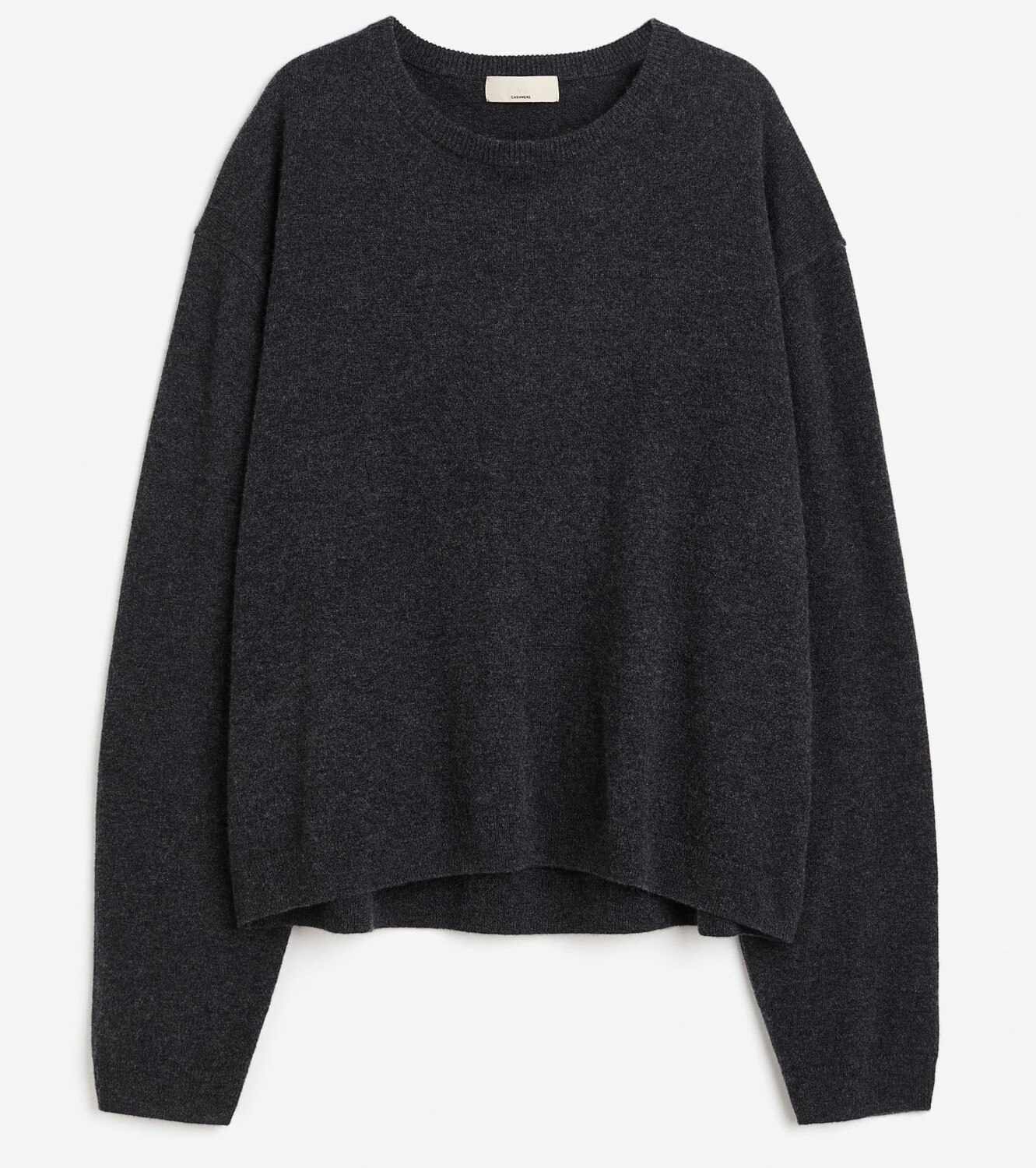 

Джемпер H&M Fine-knit Cashmere, темно-серый