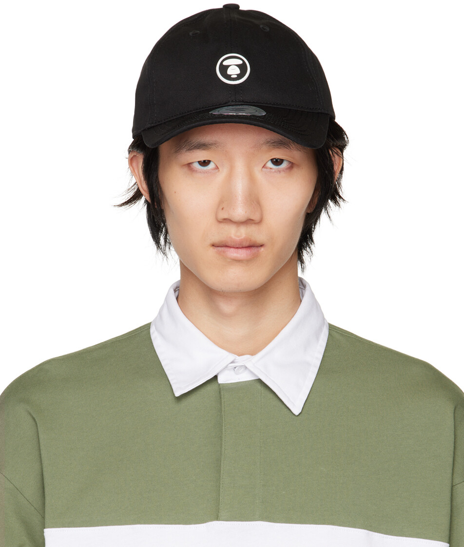 

Черная кепка с вышивкой AAPE by A Bathing Ape