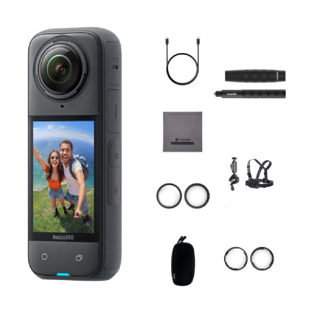 Экшн-камера Insta360 X4, (Bike Bundle), черный