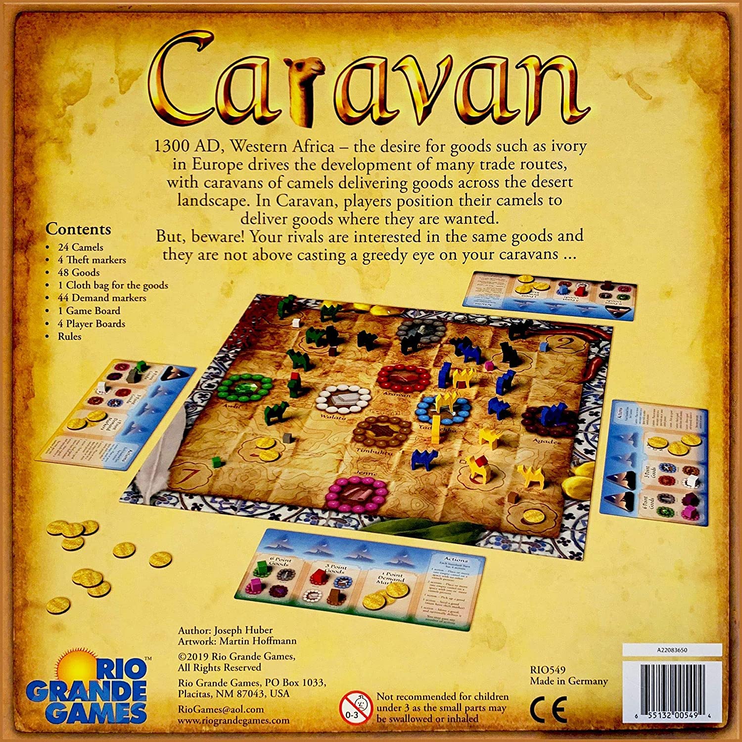 Настольная игра Rio Grande Games: Caravan – заказать по выгодной цене из-за  рубежа в «CDEK.Shopping»