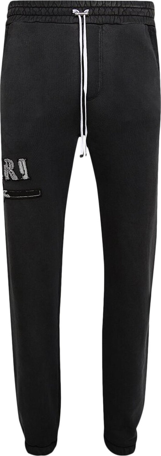 

Спортивные брюки Amiri MA Bar Appliqué Sweatpant Black, черный