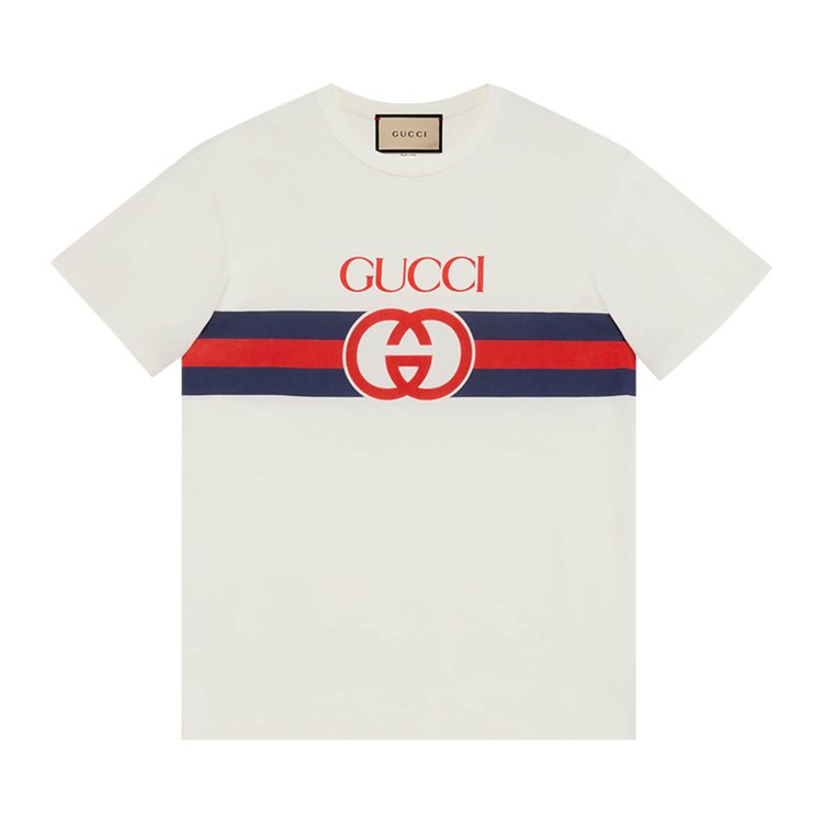 Футболка Gucci Interlocking G T-Shirt 'White', белый - фото