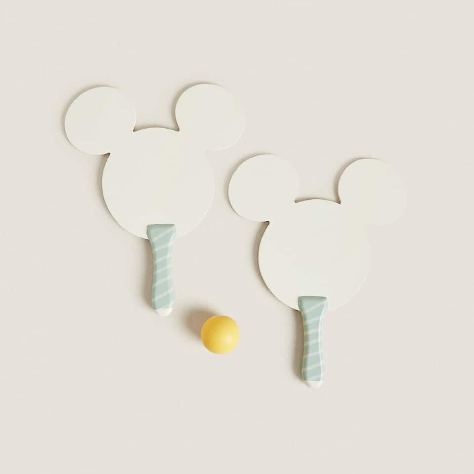 

Набор для настольного тенниса Zara Home Disney Paddles And Ball, белый