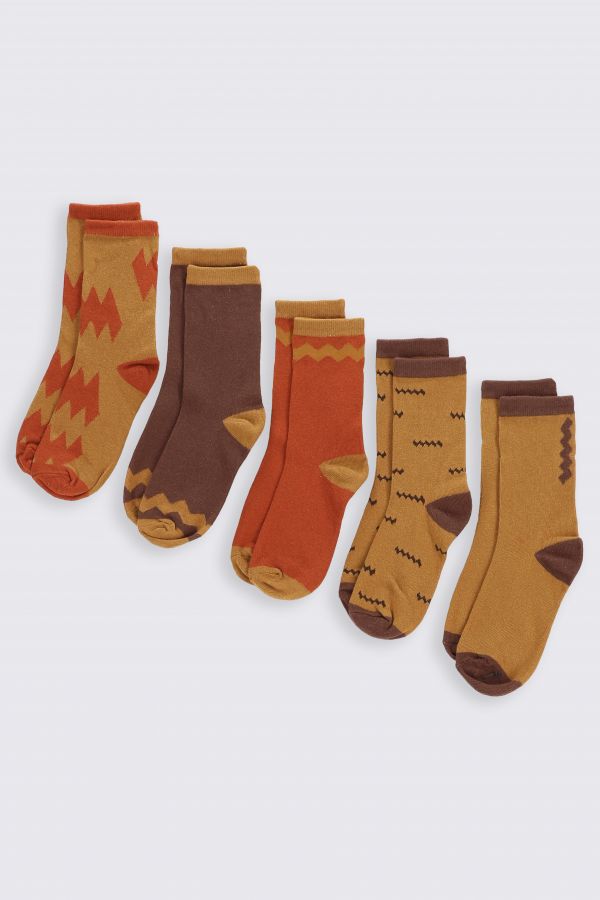 Носки Coccodrillo разноцветные 5 шт. 5 шт упаковка разноцветные хлопковые носки