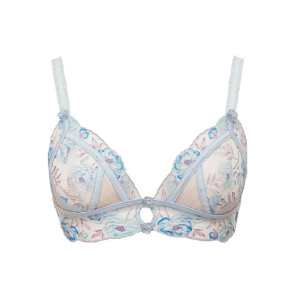 

Бюстгальтер без косточек Victoria's Secret For Love & Lemons Sorbet Rose Bralette, синий