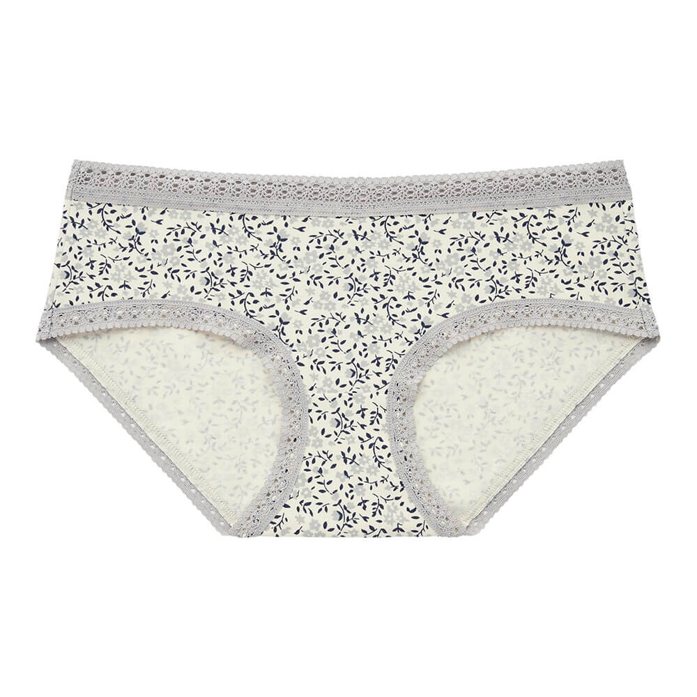 

Трусы Uniqlo Floral Hiphugger, серый