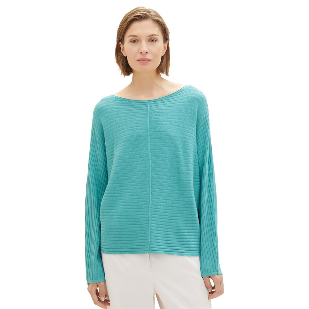 

Свитер Tom Tailor 1037737 Knit Structured Batwing, зеленый