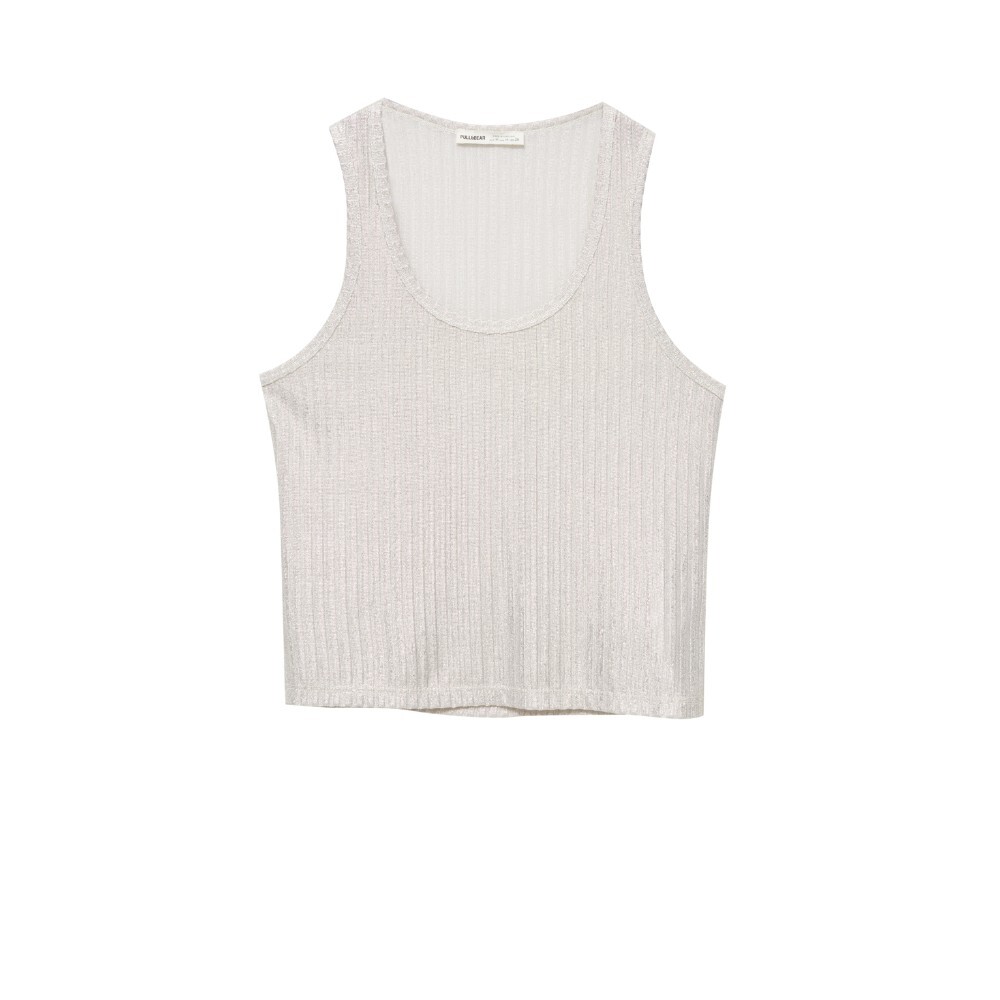 

Топ Pull&Bear Vest With Pearly Finish, золотой