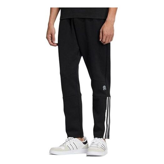 Спортивные штаны Men's adidas neo Printing Stripe Sports Pants/Trousers/Joggers Black, мультиколор спортивные штаны men s adidas logo stripe printing casual sports pants trousers joggers black черный