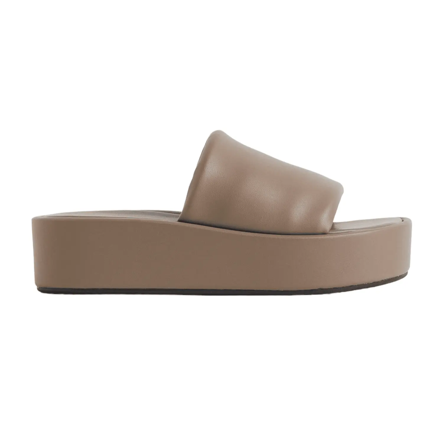 

Сланцы H&M Platform Slides, коричневый