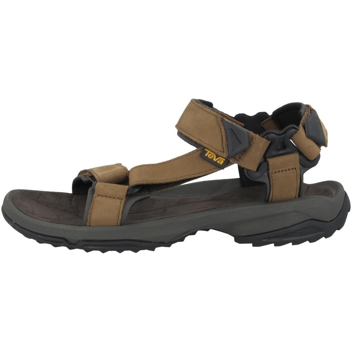Сандалии Teva Terra FI Lite мужские кожаные треккинговые, коричневый сандалии кожаные