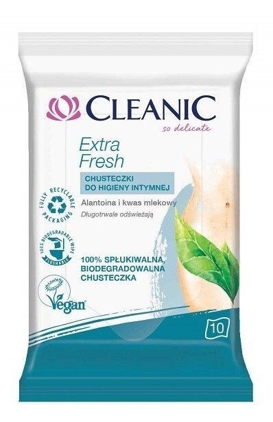 

Cleanic Extra Fresh салфетки для интимной гигиены, 20 шт.