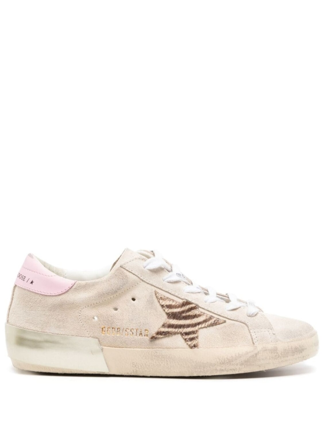 

Golden Goose кеды Super-Star с эффектом потертости, нейтральный цвет