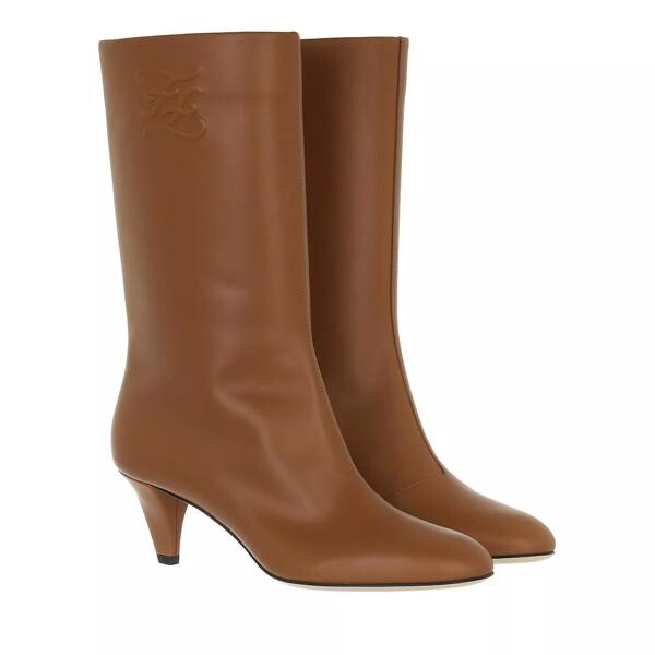

Сапоги boots leather Fendi, коричневый