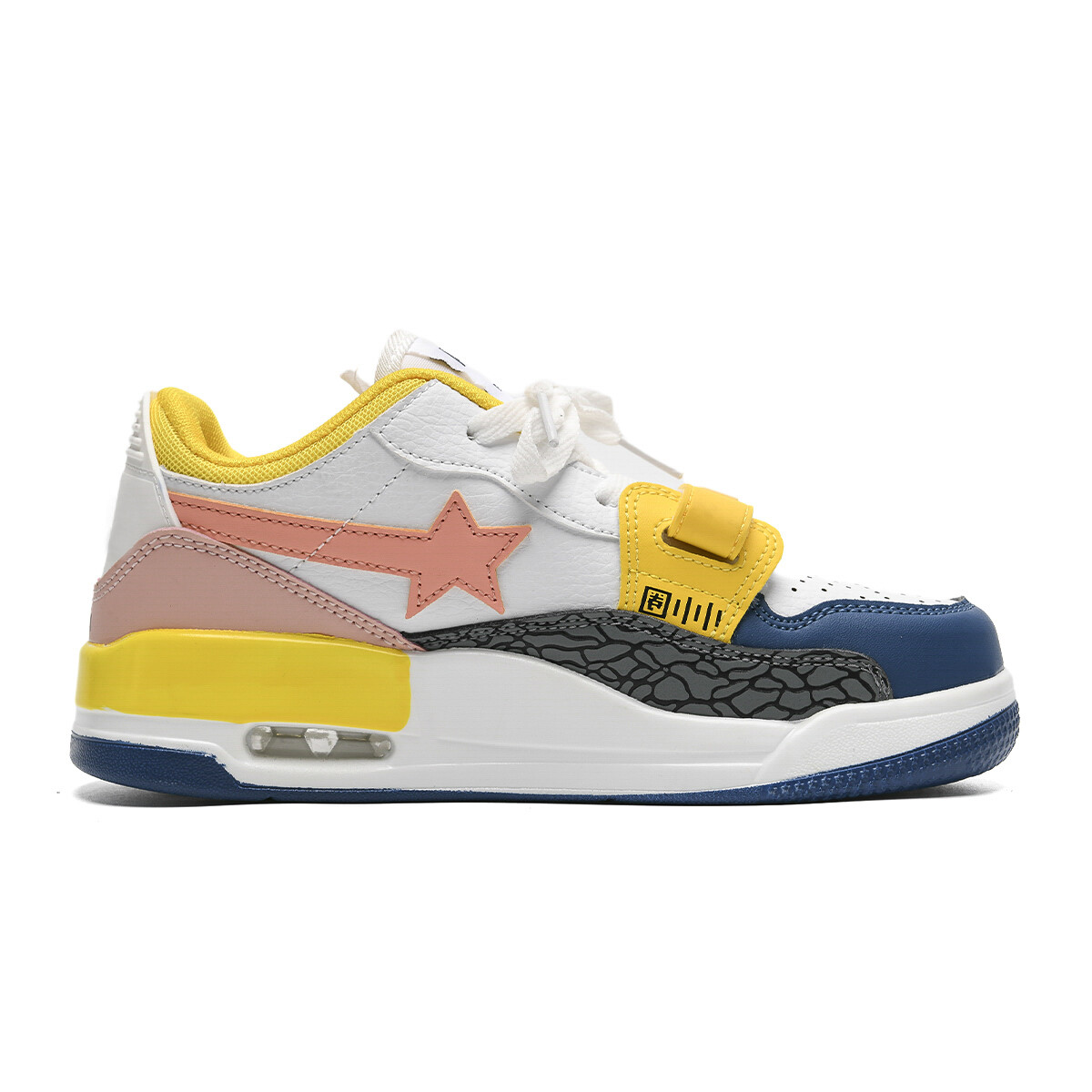 

Кроссовки Circle small Skateboarding Shoes Unisex Low-top, желтый