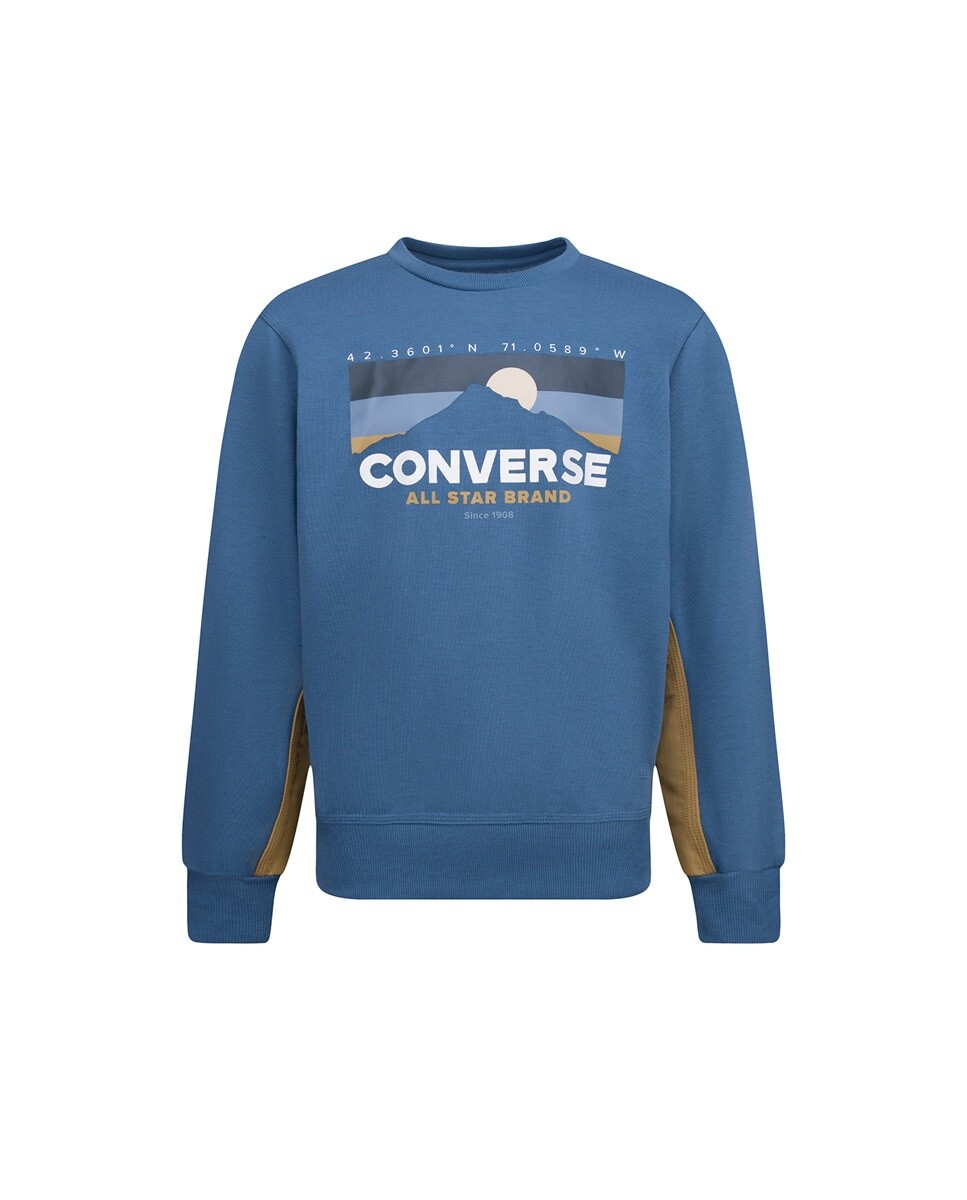 

Толстовка с длинными рукавами Converse, синий