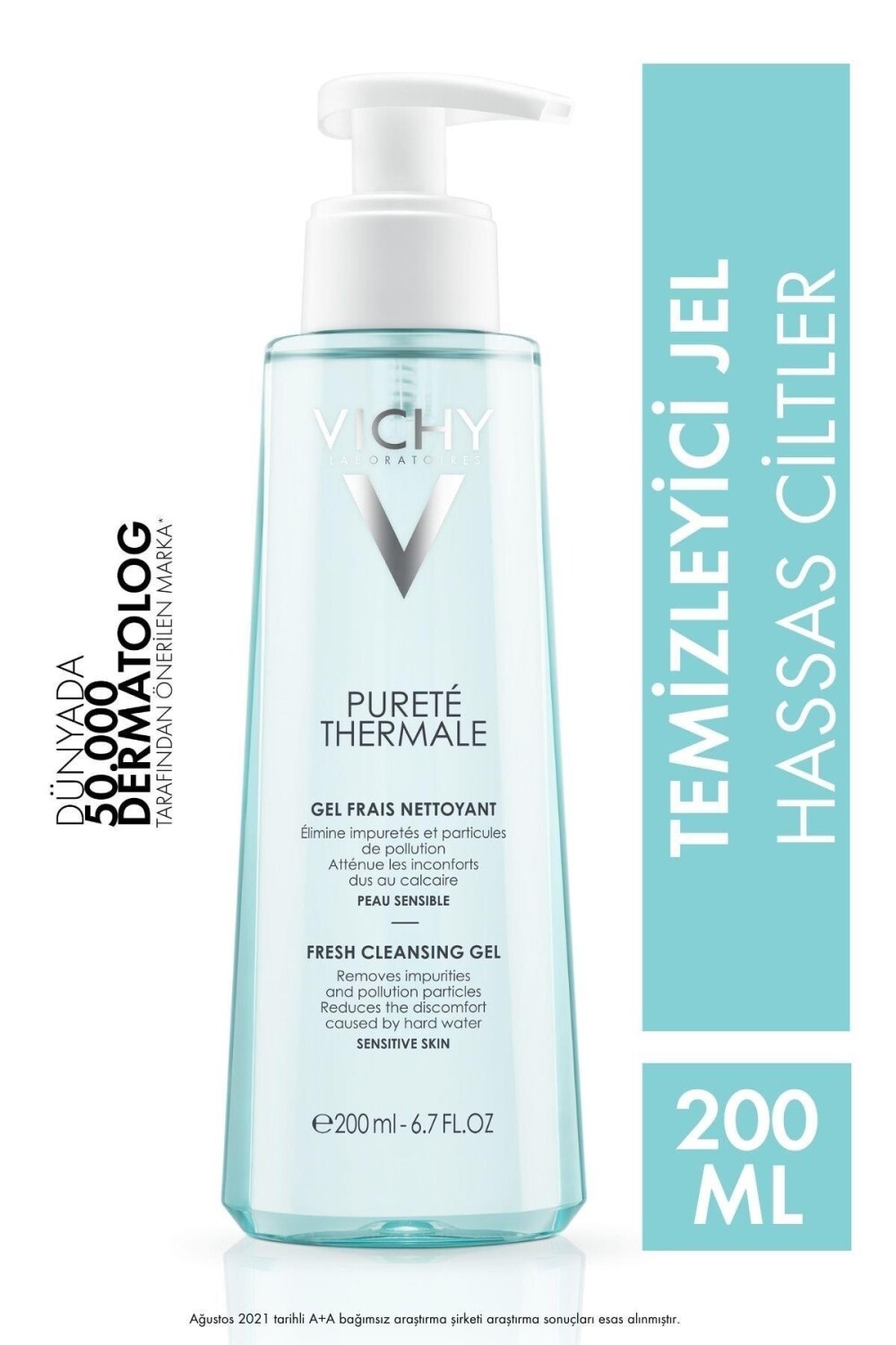 

Vichy Purete Thermale Очищающий гель для свежести кожи 200 мл