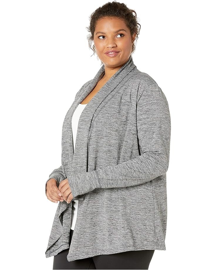 

Свитер Nike Yoga Collection Cover-Up, цвет Black/Heather/Anthracite