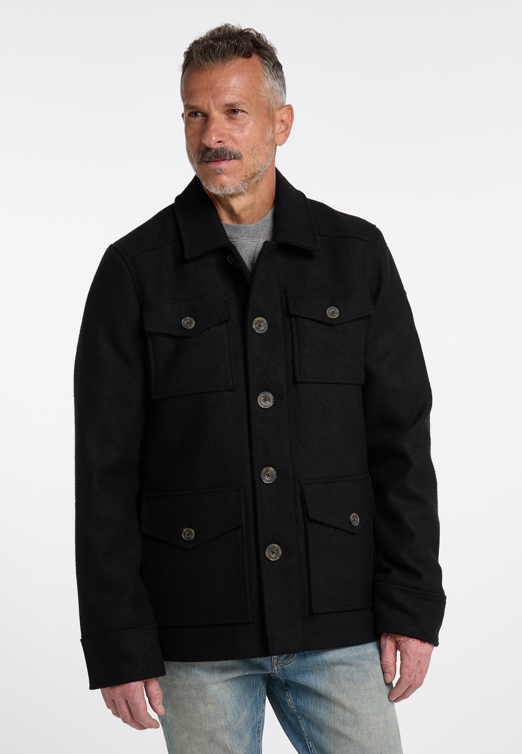 цена Короткое пальто DreiMaster, черный
