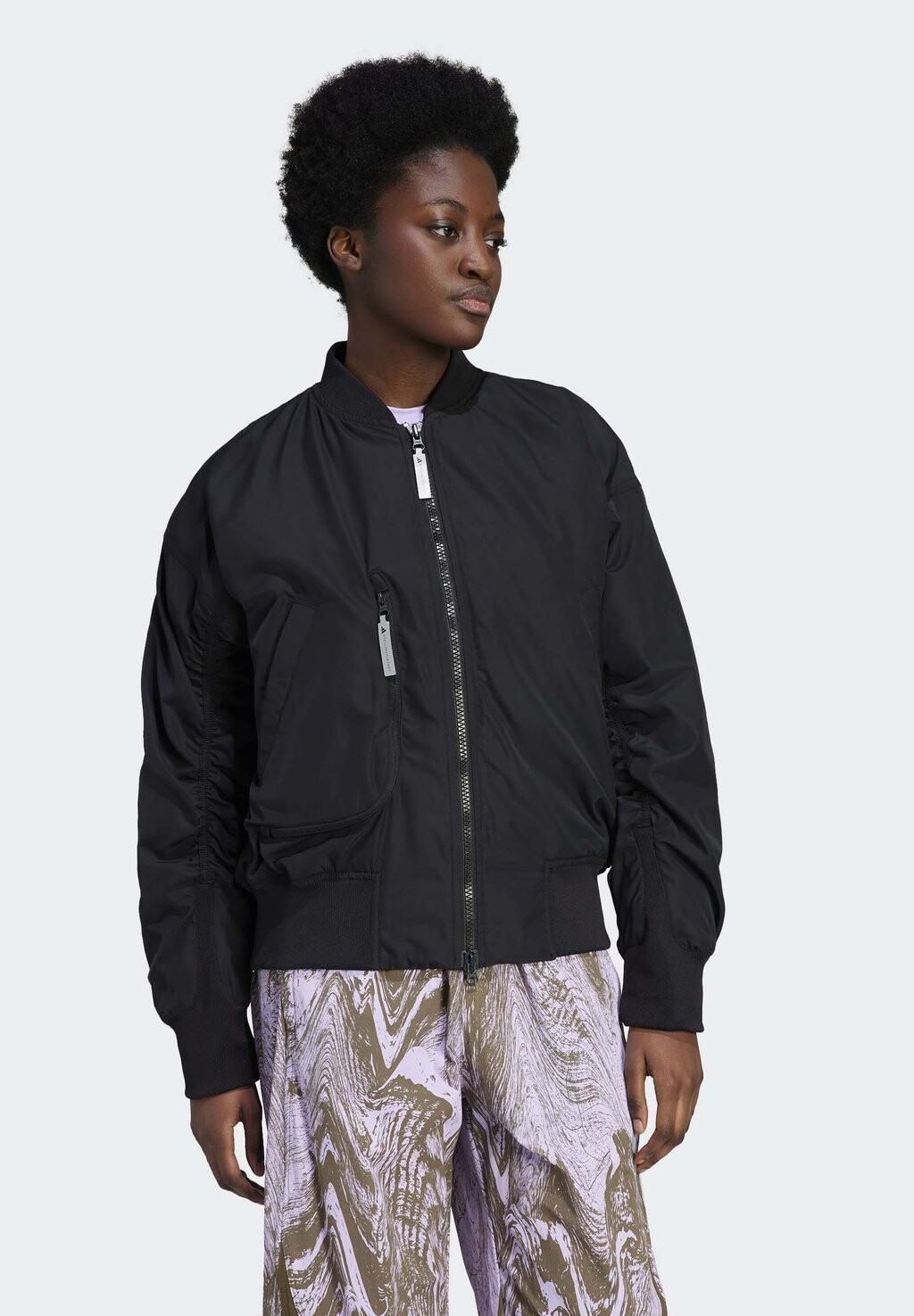 

Куртка-бомбер adidas by Stella McCartney, черный