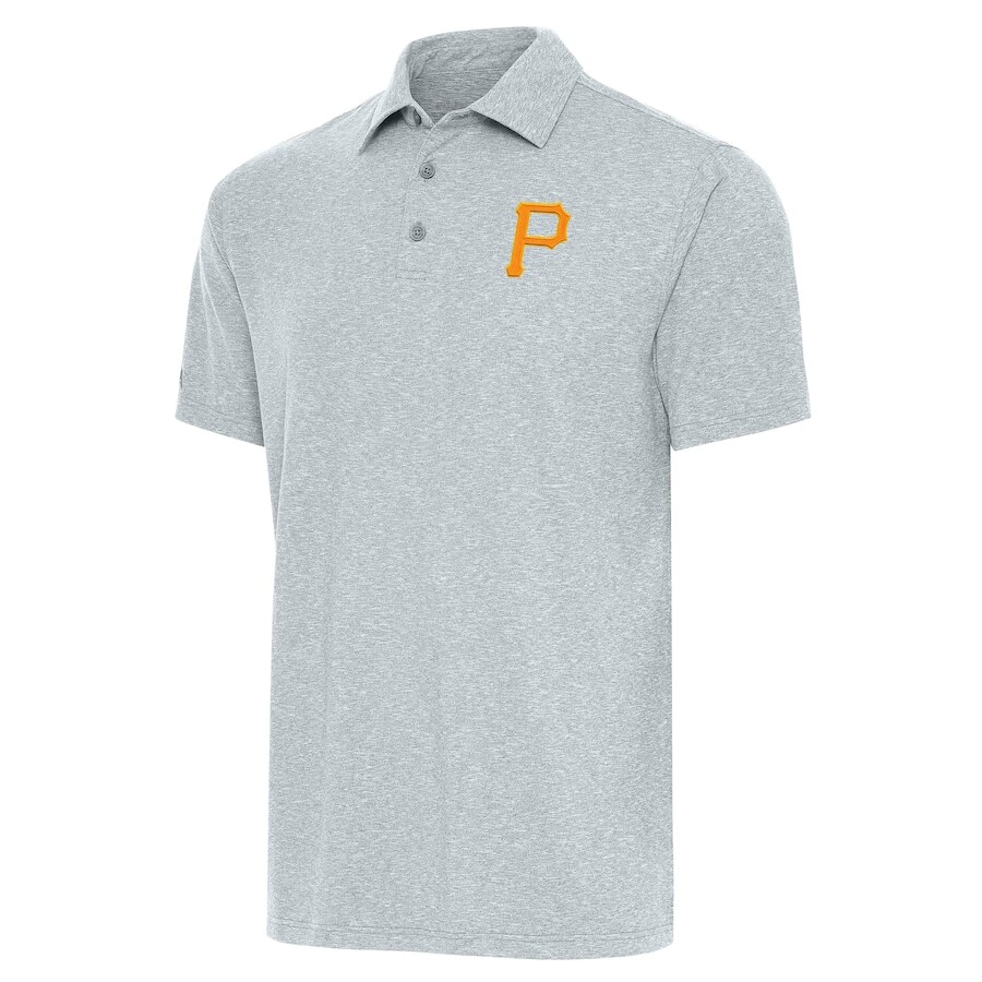 

Поло с коротким рукавом Antigua Pittsburgh Pirates, серый