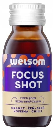 

Welsom, Focus Shot, гранат, кофеин, женьшень, перец чили Inna marka