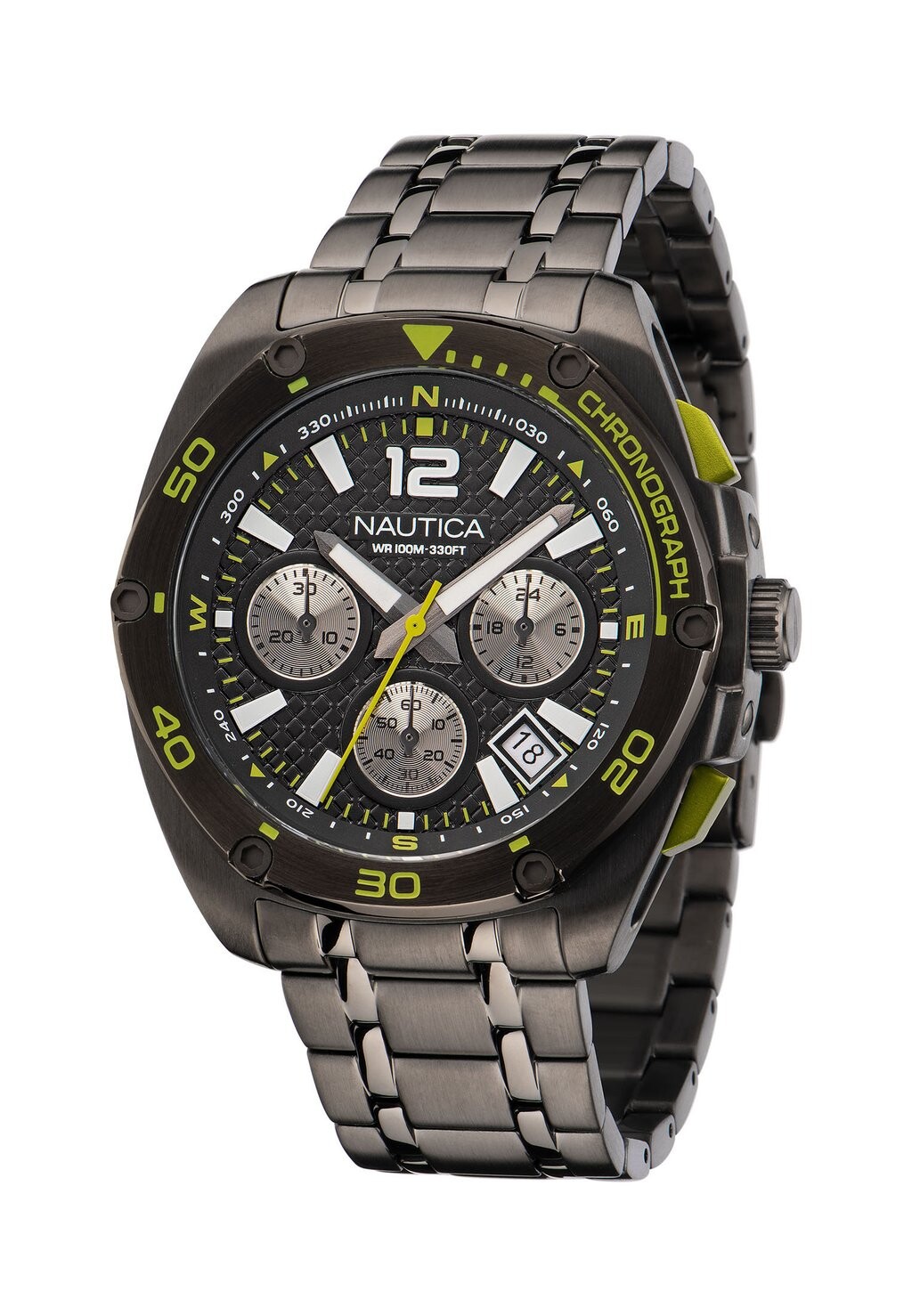 

Хронограф Tin Can Bay Nautica, цвет gunmetal/black