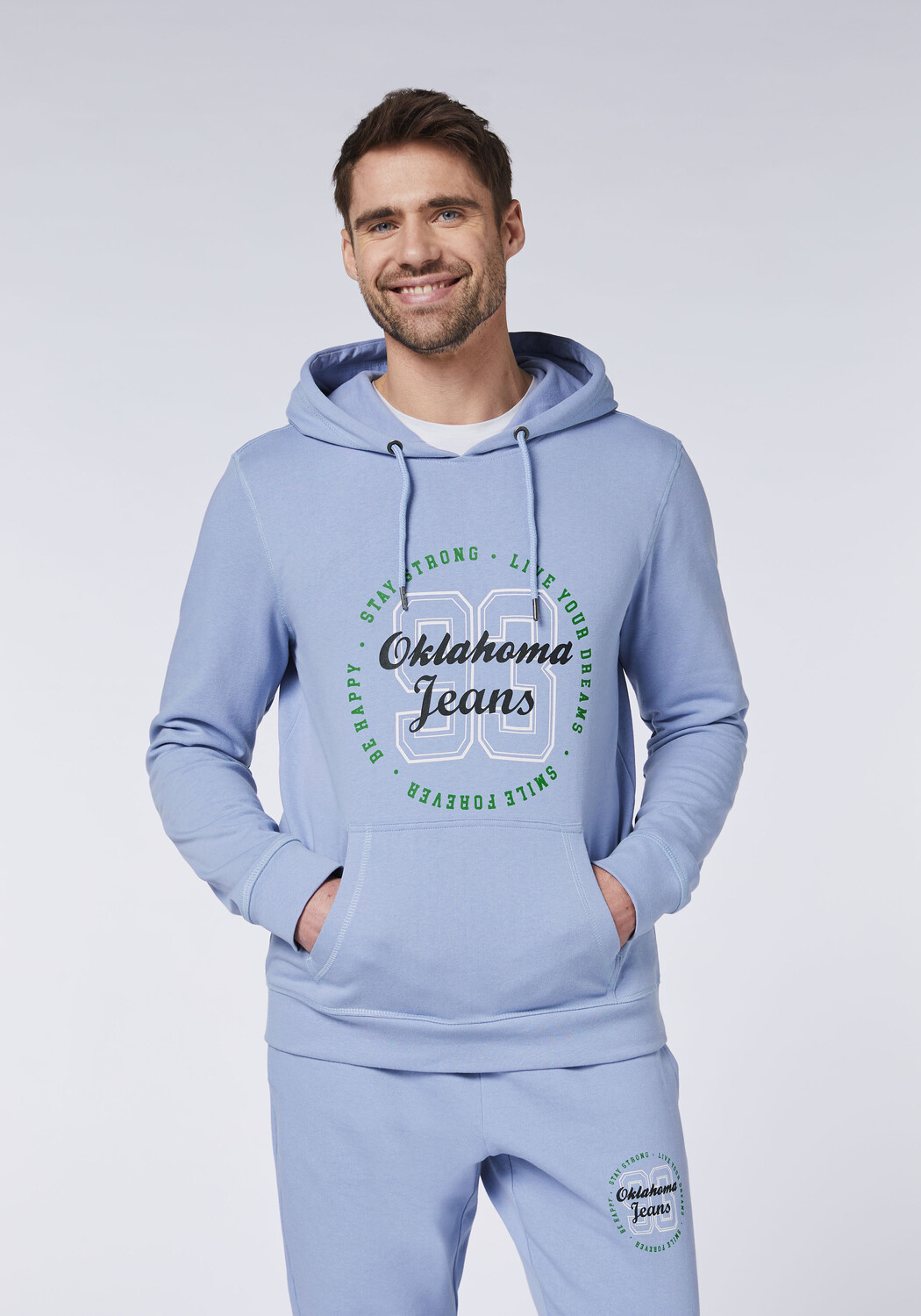 

Толстовка Oklahoma Jeans Kapuzen, синий