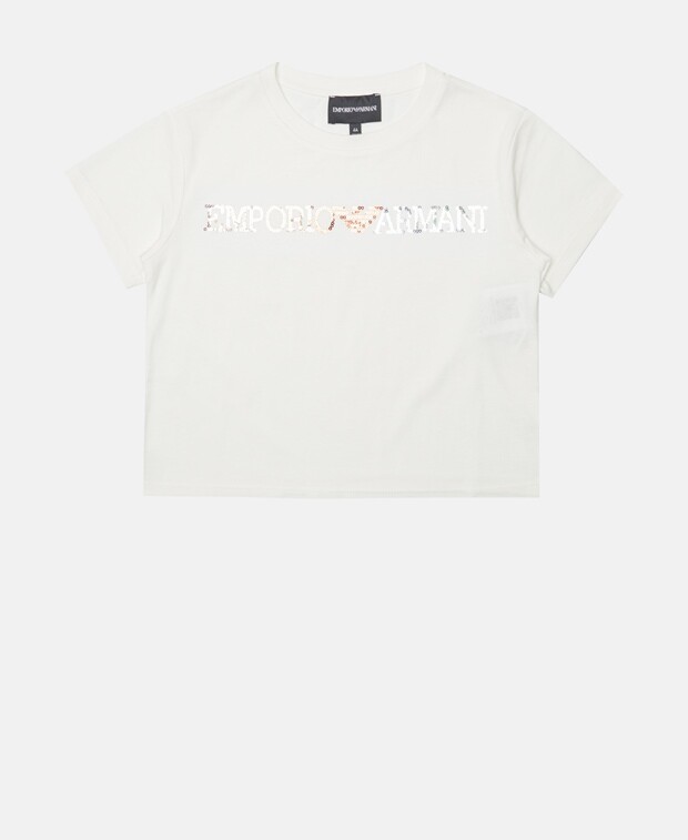 

Футболка Emporio Armani, цвет Wool White